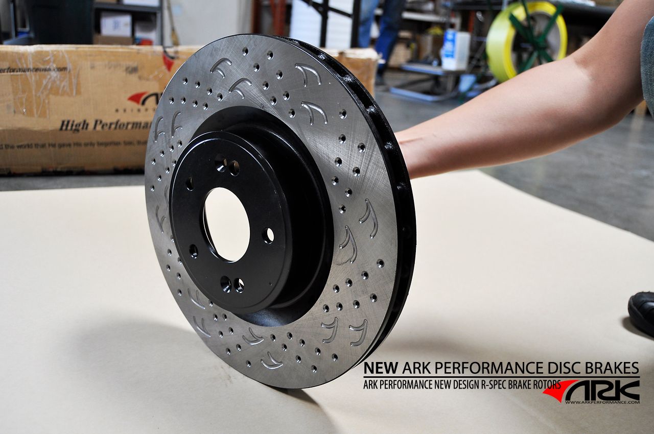 Photos of NEW Design ARK RSPEC Slotted/Drilled Disc Brake Rotors for